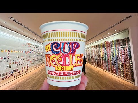 Making Original Cup Noodle at "Cup Noodle Museum Yokohama"🍜