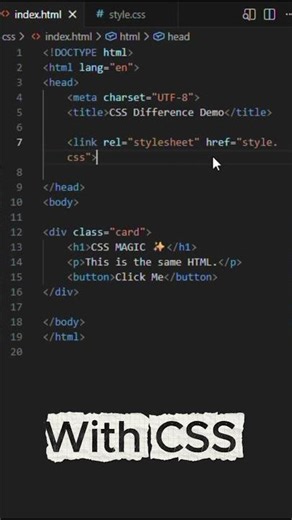 What Happens If You Remove CSS? 🤔 HTML vs CSS Demo