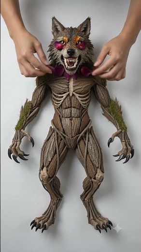 Realistic Female Werewolf Transformation | Satisfying Transformation Video #shorts