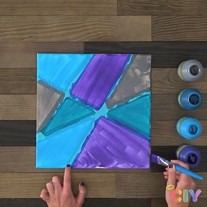 40K views · 180 reactions | Painting a canvas using colour blocking techniques creates DIY wall art you can hang anywhere. Personalize the colour block art with your favourite saying, too! | Crayola | Facebook