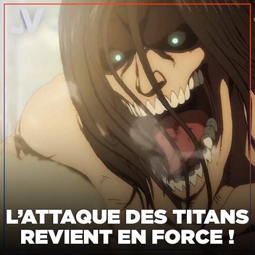 64K views · 1.7K reactions | La dernière partie de l'Attaque des Titans commence dimanche !!  | JV | Facebook