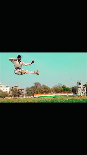 Taekwondo kick powerful kick 💪#taekwondo #kick #indian