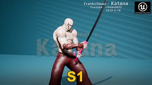 【Unity UE4动画分享】 Frank climax's Katana武士刀动作 Frank climax