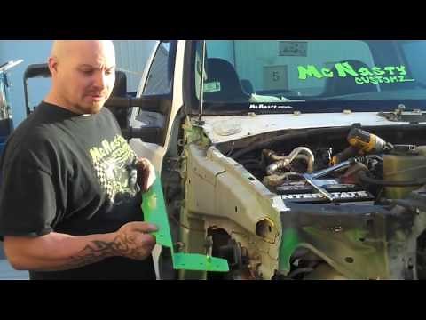FORD SUPERDUTY NOSE SWAP FRONT END CONVERSION KIT F250 F350 F450 EXCURSION McNasty Customz