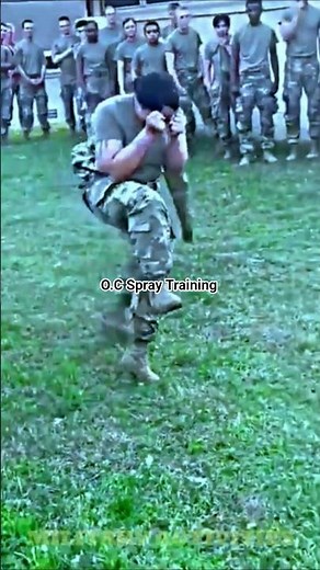 OC Spray Military Training