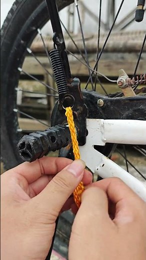 Loading spring tricks with a pull rope are shown