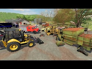 Huge fire burns barn and tractors | Farming Simulator 22