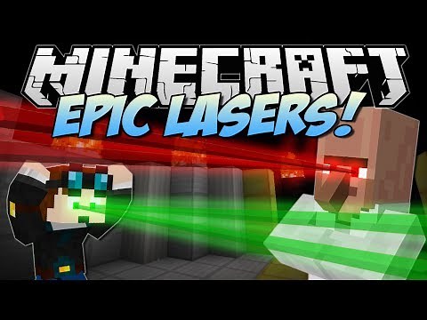 Minecraft | EPIC LASERS! (Burn, Push, Harm and Loads More!) | Mod Showcase