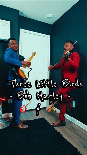 #TwinEdition 🎼 : Three Little Birds - @bobmarley 👑⭐️🔥❤️ #demolaviolinist #reggae #violin #guitar #bobmarley #threelittlebirds | Demola - The Violinist