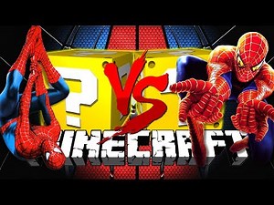 Minecraft: SPIDERMAN LUCKY BLOCK CHALLENGE | DEATH RUN CHALLENGE!!