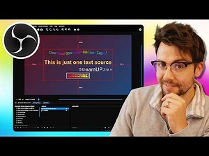 The BEST Way To Make Text Sources in OBS | StreamUP BBCode Text Plugin