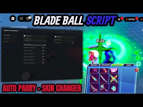 Blade Ball Script *NO KEY* - Auto Parry, Auto Spam OP, Skin Changer, AI Play & More!