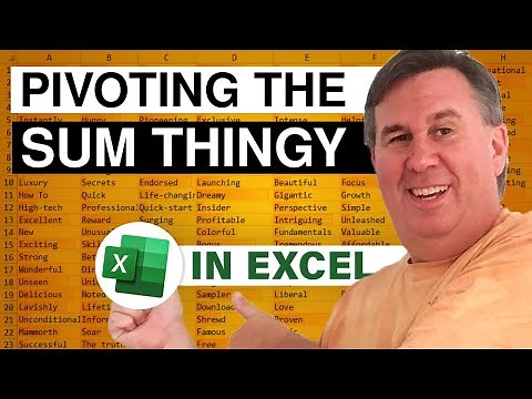 Excel Pivot Table With Multiple Value Fields And The Sigma Values Tile - 2681