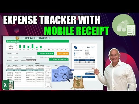 How To Create This Excel Expense Tracker With Mobile Receipt Upload From Scratch [Free Download]