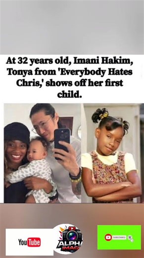 👶🏾✨ BABY JOY: IMANI HAKIM, TONYA FROM EVERYBODY HATES CHRIS, WELCOMES HER FIRST CHILD AT 32.#shorts"