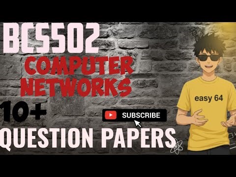 VTU Computer Networks (BCS502) | Model & Previous Year Question Papers Explained | EasyEngineering64