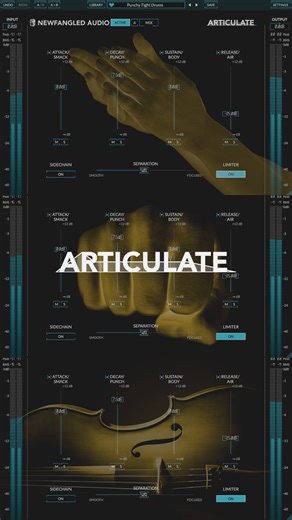 Meet Articulate, a next-generation envelope shaper plug-in from @newfangledaudio ✨ Articulate uses advanced envelope detection to split incoming audio into four core components: Attack, Decay, Sustain, and Release. With a workflow as familiar as a 4-band EQ, you can quickly shape transients, enhance tone, and fine-tune space in a mix.  Grab the plug-in now for just $29 for a limited time, or $19 for existing Eventide or Newfangled Audio plug-in owners | Eventide Audio | Facebook