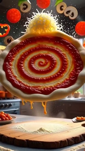 🍕 Satisfying pizza ASMR in seconds 🔊 •Turn sound on & like ❤️🍕Save this if you love pizza 🤤