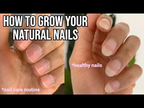 HOW TO GROW NAILS FAST | tips for healthy strong natural nails 2024