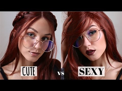 CUTE vs SEXY | Make up for Glasses