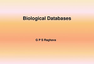 Biological Databases - SlideServe