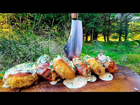 Crunchiest Fish Cakes on Another Level🔥 Asmr Forest Cooking.