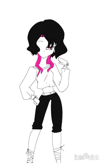 Day18of drawing on the tablet to create my own manhwa (I draw with my finger only)#digitaldrawing