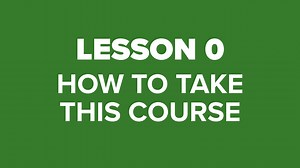 How to take this course