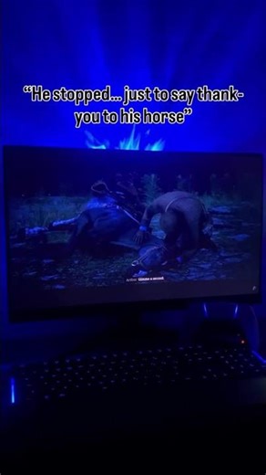 He Stayed Till the End 💔🐎 | Arthur & His Horse | RDR2 | #gamingshorts #rdr2
