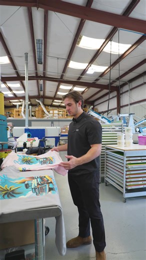 We ran a sample print on this 8 color design. Registration was tight, but we wanted to increase our opacity for the black ink. By adjusting pressures, angles, and speed, we were able to increase our opacity. Stay tuned with SPSI for more insights on how to achieve better prints. #spsi #screenprint #innovation