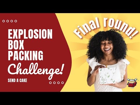 Explosion Box Packing Challenge Final Round! - We put two non-packers head to head!