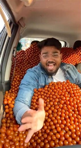 Police VS Gulab jamun Car😱🚔 #viral #shorts #trending #comedy #ytshorts #youtubeshorts #food #part2