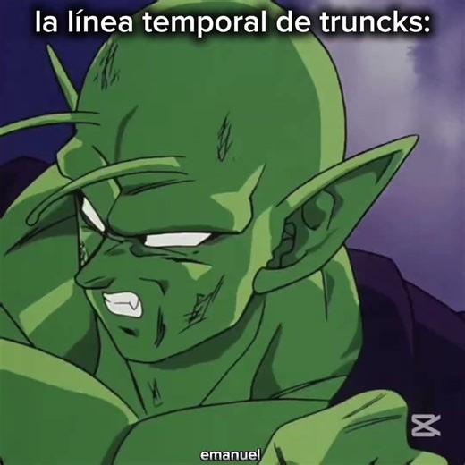 la línea temporal de truncks 😔😔😔😔 #dragonball