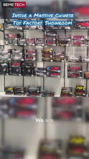 Stepping inside the massive world of Chinese toy manufacturing! This isn't just a warehouse; it’s a sprawling showroom packed wall-to-wall with every style of toy car imaginable. Getting a close-up look at the engineering—from the premium rubber tires to the durable EVA wheels on these models. A true deep dive into the scale of production! See the sheer variety on display. #ToyFactory #MadeInChina #CarToys #ToyShowroom #Manufacturing