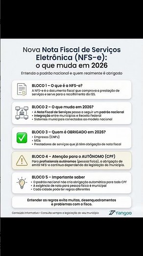 Nota Fiscal de Serviços Eletrônica (NFS-e): o que já mudou em Janeiro de 2026?