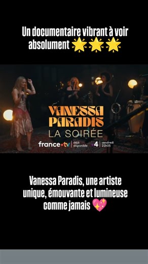Vanessa Paradis #VPIGFY on Instagram: "Vanessa Paradis comme vous ne l'avez jamais vue grâce à ce somptueux documentaire ! Un fabuleux concentré d'émotions pures qui nous mène dans les coulisses de la création de son dernier album #leretourdesbeauxjours Laissez-vous emporter par @vanessa.paradis et par ceux et celles qui ont contribué à ce dernier opus si réussi 💓💓 On les écouterait des heures et des heures 🥰 A ne pas manquer sur France 4 ou la plateforme france.tv 😉 @etienne.daho @jlpierot