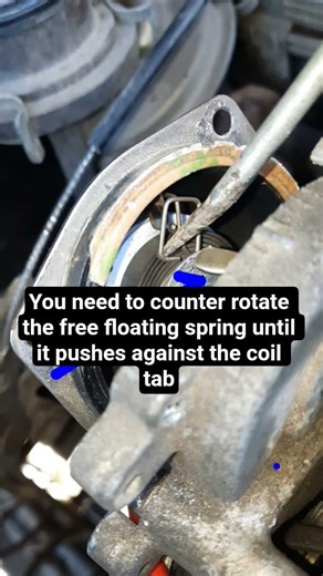 Fixing Choke Coil Spring And Butterfly. Toyota 22R. #toyota #22r #toyotapickup #4x4