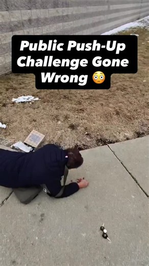 Saroosh World on Instagram: "Public Push-Up Challenge Gone Wrong 😳"