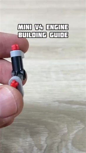 Bricks Master Builders on Instagram: "Mini V4 Engine Building Guide #lego #legotechnic #technic #legofan #engine #legotutorial #legoengine"