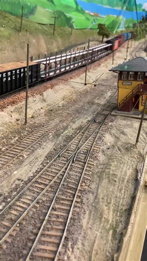 33K views · 1.2K reactions | A Key System interurban car in a dashing orange and cream paint scheme outruns a Western Pacific freight train on our HO layout. Our trolley layout is almost fully scratchbuilt and features functional overhead wire! #modeltrains #trains #modelrailroad #modelrailroading #scalemodel #hoscale #hoscaletrains #museum #bayarea | Golden State Model Railroad Museum | Facebook