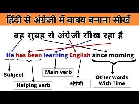 Learn English from Hindi
