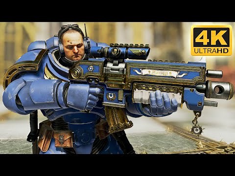 ULTRAMARINES RELIC BOLTER GAMEPLAY - Warhammer 40k Space Marine 2 (4K, Mod)
