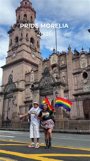 Morelia se llenó de colores, celebración y orgullo en un día que convirtió sus calles en una gran celebración de diversidad. 🌈✨ #Morelia #MoreliaMichoacan #CentroHistorico #Pride #ExperienciaMorelia