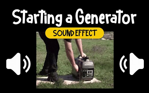 发电机 启动 机器 音效 (HQ)
