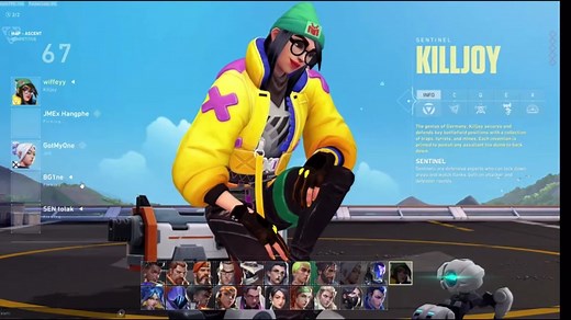 KJ Main lineup for Ascent Valorant - Wiffeyy10