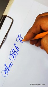 Capital and Small Letters with Cut Marker . . . . . . #lettering #calligraphy #alphabet #abcd #reelsvideoシ | AB Writing Instructor