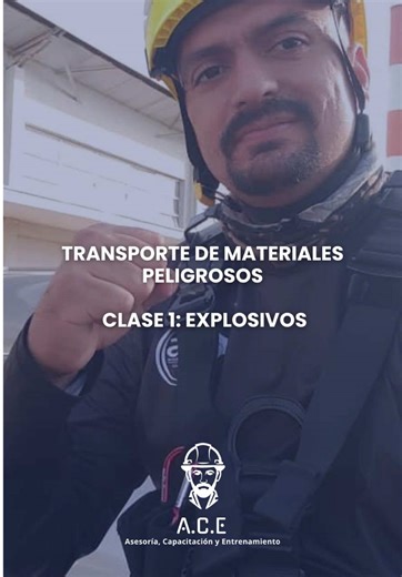 Transporte de Materiales Peligrosos - Clase 1: Explosivos 🚛⚠️💥 La Clase 1 incluye sustancias y artículos con riesgo de explosión, capaces de generar proyección, onda expansiva e incendio si no se manipulan correctamente 🧨 Conoce qué caracteriza esta categoróa, cuáles son sus riesgos y las medidas básicas para un transporte seguro. La prevención comienza con la información. ⚠️ #ALoBien #SST #SeguridadYSaludEnElTrabajo #MaterialesPeligrosos #TransporteSeguro