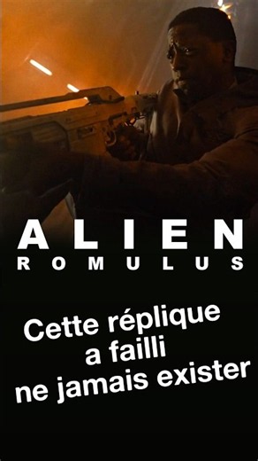 #AlienRomulus - Cette réplique a failli ne jamais exister #Alien #Shorts