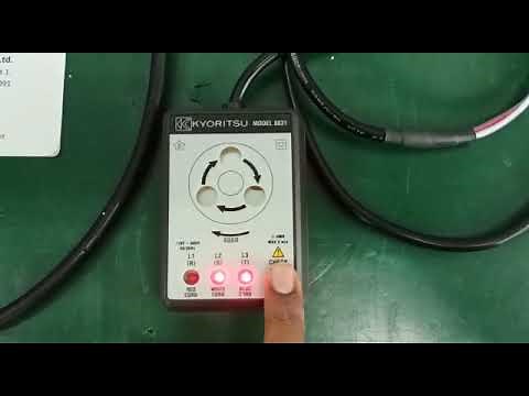 Kyoritsu 8031 Phase Indicator Repair and Calibration by Dynamics Circuit (S) Pte. Ltd.