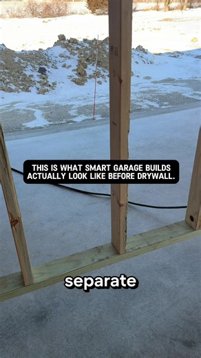 Not all garages are created equal. This one is being framed with purpose, concrete block going in to separate spaces, dedicated storage for yard tools and equipment, proper drainage for easy clean-ups, and finishes that actually make the space functional long-term. Details like this are what separate a quick build from a well-planned one. Thinking about building or remodeling in Northwest Indiana? Call Schilling Construction at 219-365-5811 to get started. #NorthwestIndianaHomes #NWIBuilders #In